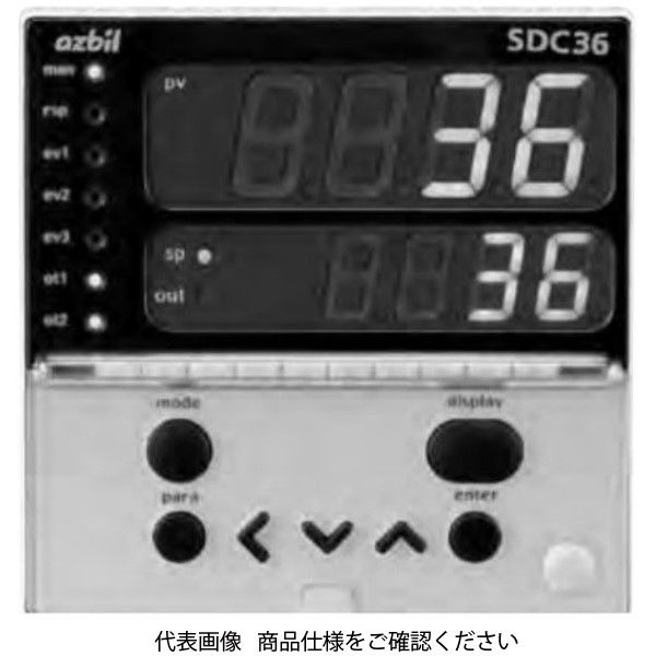 アズビル デジタル指示調節計 C36TR1UA22Y0 1個（直送品） - アスクル