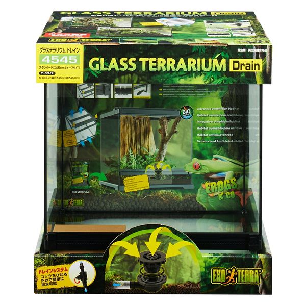 未使用品】ジェックス エキゾテラ グラステラリウム 4545 ガラス製
