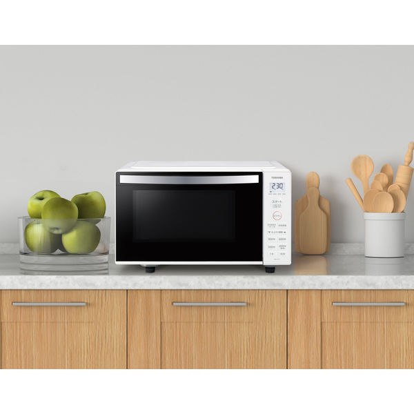 東芝 電子レンジ ER-S17Y(W) 1台 - アスクル