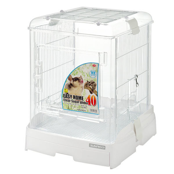 三晃商会 イージーホーム クリアーモモンガ 40WH ホワイト 293940 1個