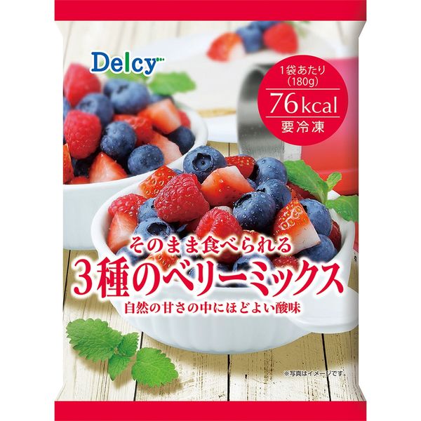 日本アクセス [冷凍食品] Delcy 3種のベリーミックス 180g×6個