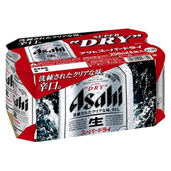 アサヒビール アサヒ スーパードライ 6缶パック 250mlX6 x4