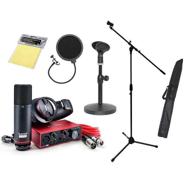 Focusrite オーディオインターフェース Scarlett Solo S.Pack 3rd Gen