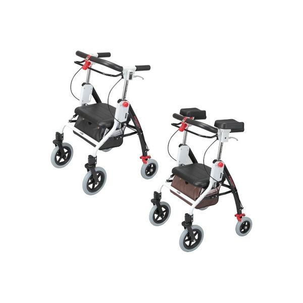 ユーバ産業 歩行車アームフィット（室内外用）肘置 グリーン 24-2049