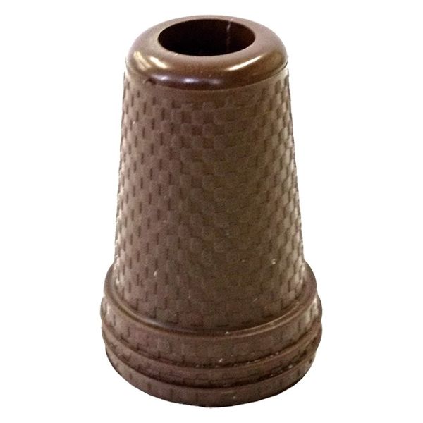 島製作所 杖ゴムキャップ 12mm（2個入） ブラウン ウェルファン