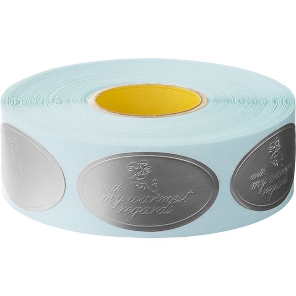 ヘッズ エレガントシルバーロールシール-6 FE-6RS 1セット(2500枚:500