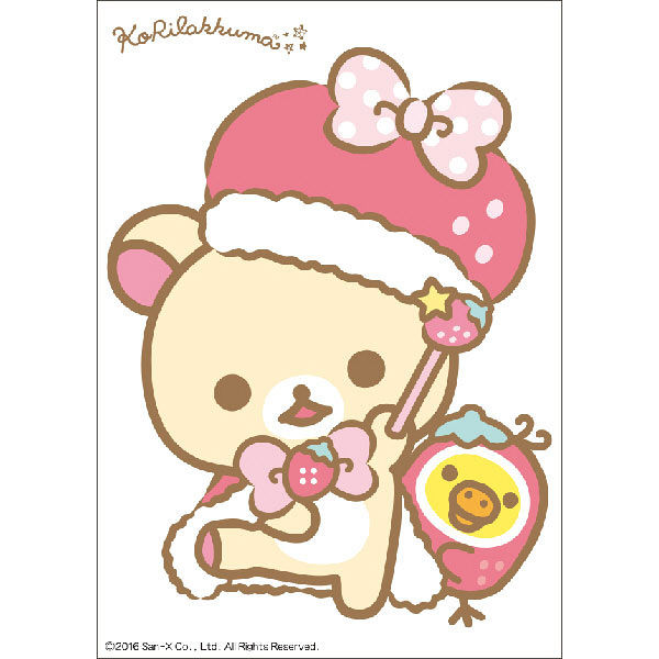 東京ステッカー リラックマ「コリラックマのみんないちごになぁれ_008