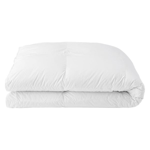 無印良品 防ダニ 羽毛掛ふとん 中厚手 S 150×210cm 良品計画 - アスクル