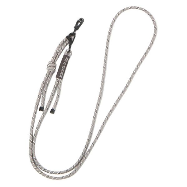 ミックスカラーマルチスマホストラップ ストライプ/グレー LAKOLE