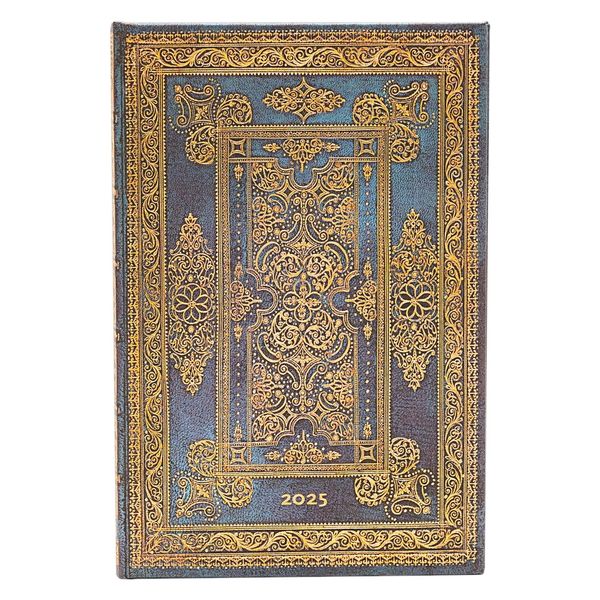 Paperblanks ペーパー DJD6184 2025 ブルー・ラックス 1冊（直送品