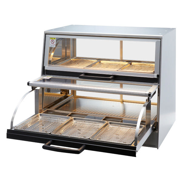 日本ヒーター機器 セルフホットフードショーケース SCS62H-2 1台（直送