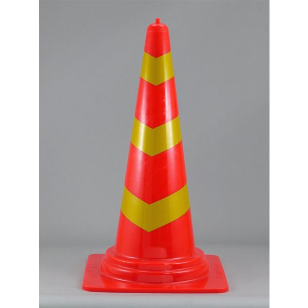 三洋化成 ユニ・コーン700SーY 反射テープ 黄 700S-Y 1セット(10本