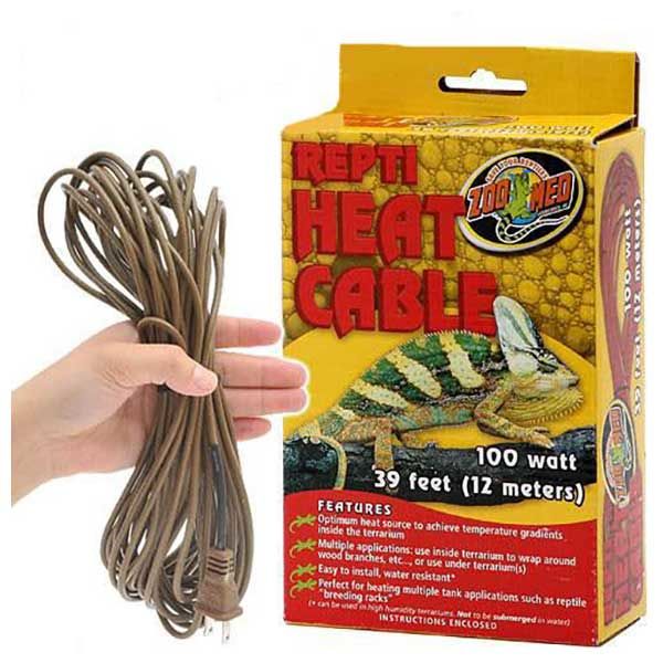 ZOOMED（ズーメッド） レプティヒートケーブル 100W 12m 爬虫類 両生類