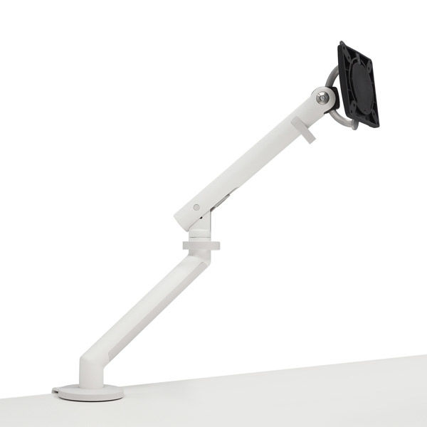 CBS フロースプリング方式 モニターアーム 1台用 ホワイト CBS Flo