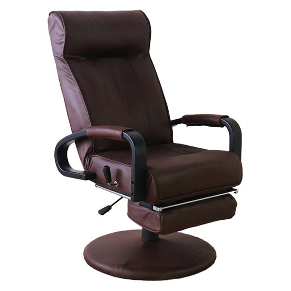 平インテリア産業 回転リクライニングチェア フレッソ2 ダークブラウン