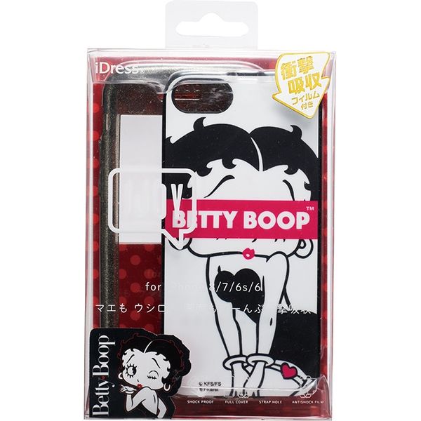 iPhoneケース iPhone8/7/6S/6 Betty Boop IJOY ボックスロゴ i33DBB01