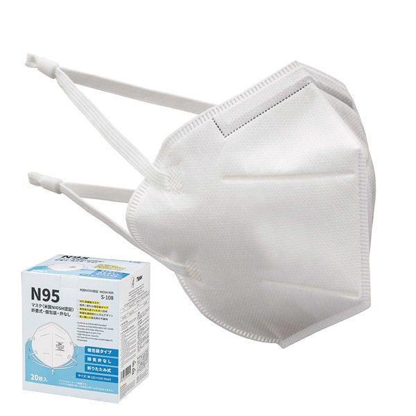 フィフティ・ヴィジョナリー 【20箱】N95マスク米国NIOSH認証20枚入 FV