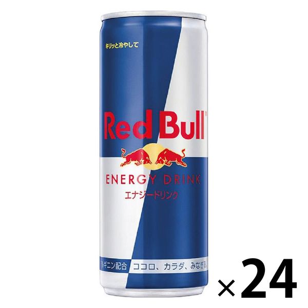 Red Bull レッドブル エナジードリンク 1箱（24缶入） - アスクル