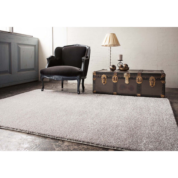 プレーベル ラグ ジェイド ブラウン 190×190cm 2201-119-05 1枚（直送