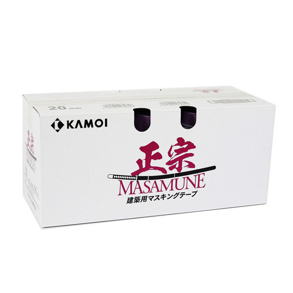 建築塗装用 マスキングテープ 正宗 20mmx18m 60巻 KMMAS20610 1箱