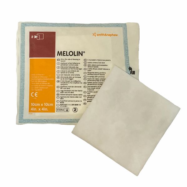 ガーゼ 非固着性 メロリン 10cm×10cm 100枚 66974941 スミス・アンド