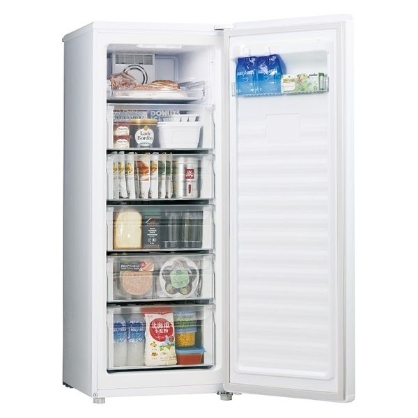 軒先渡し】ハイアール 153L 前開き式冷凍庫 ファン式 JF-NUF153D 1台