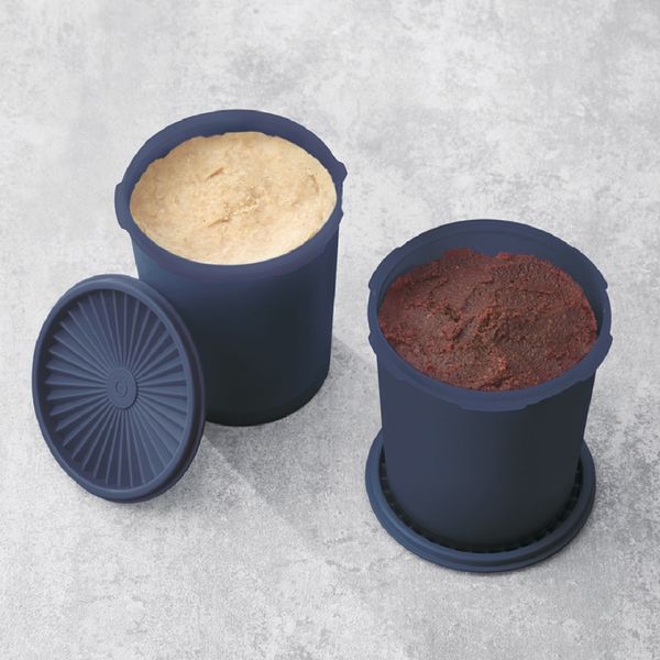 Tupperware マキシクイーンデコレーター ノクターナルシーブルー B0151