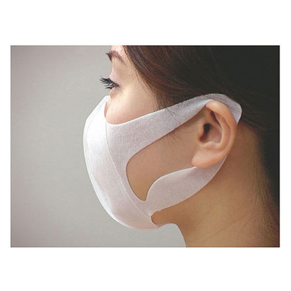 復活特別価格】超立体 3層式マスク ふつうサイズ 1箱（40枚入） 日本製