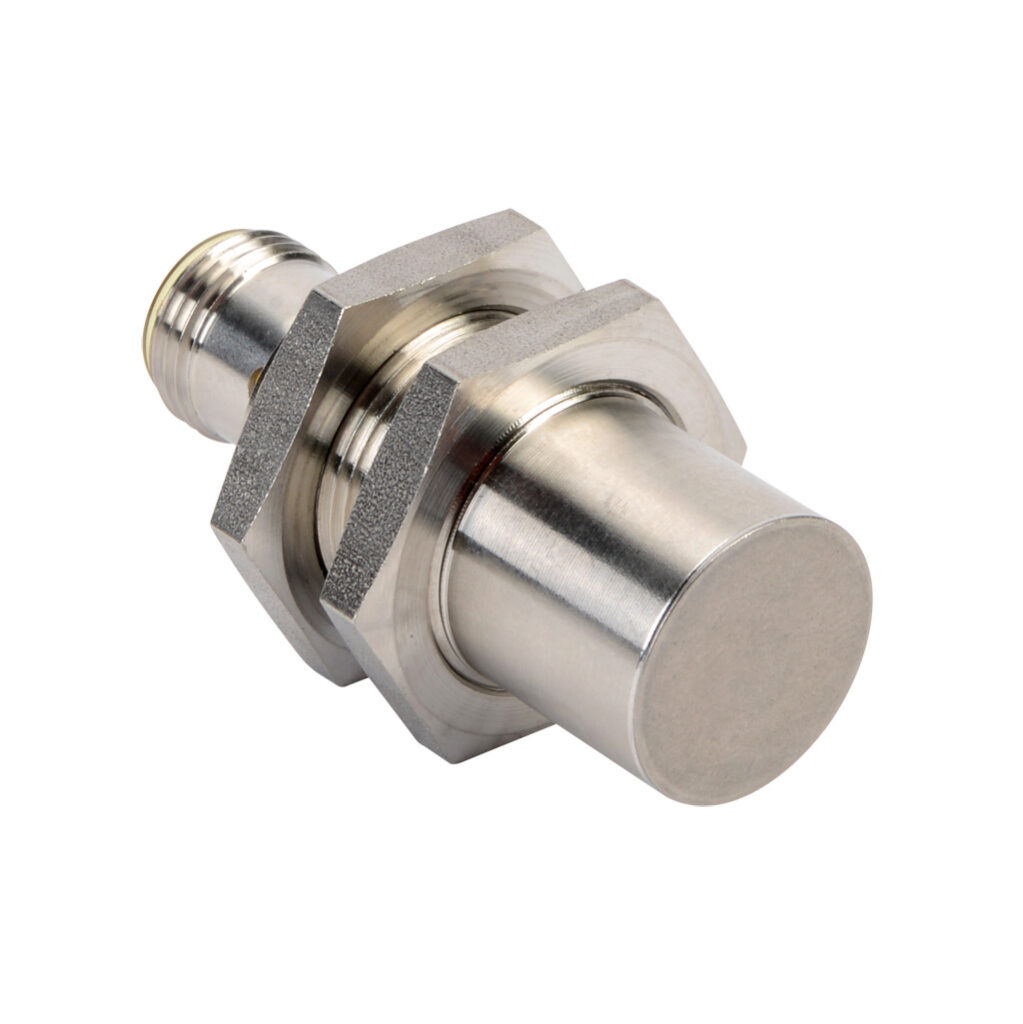 Inductive Proximity Sensor: 18mm diameter x 45mm body, 12mm range