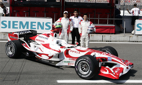 F1 第12戦】スパーアグリF1、新型車「SA06」＆山本左近の初陣は