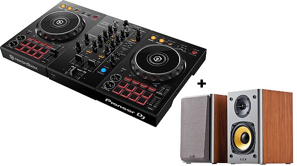 KIT DJ Controlador Pioneer DDJ 400 + Caixas Edifier R1000T4