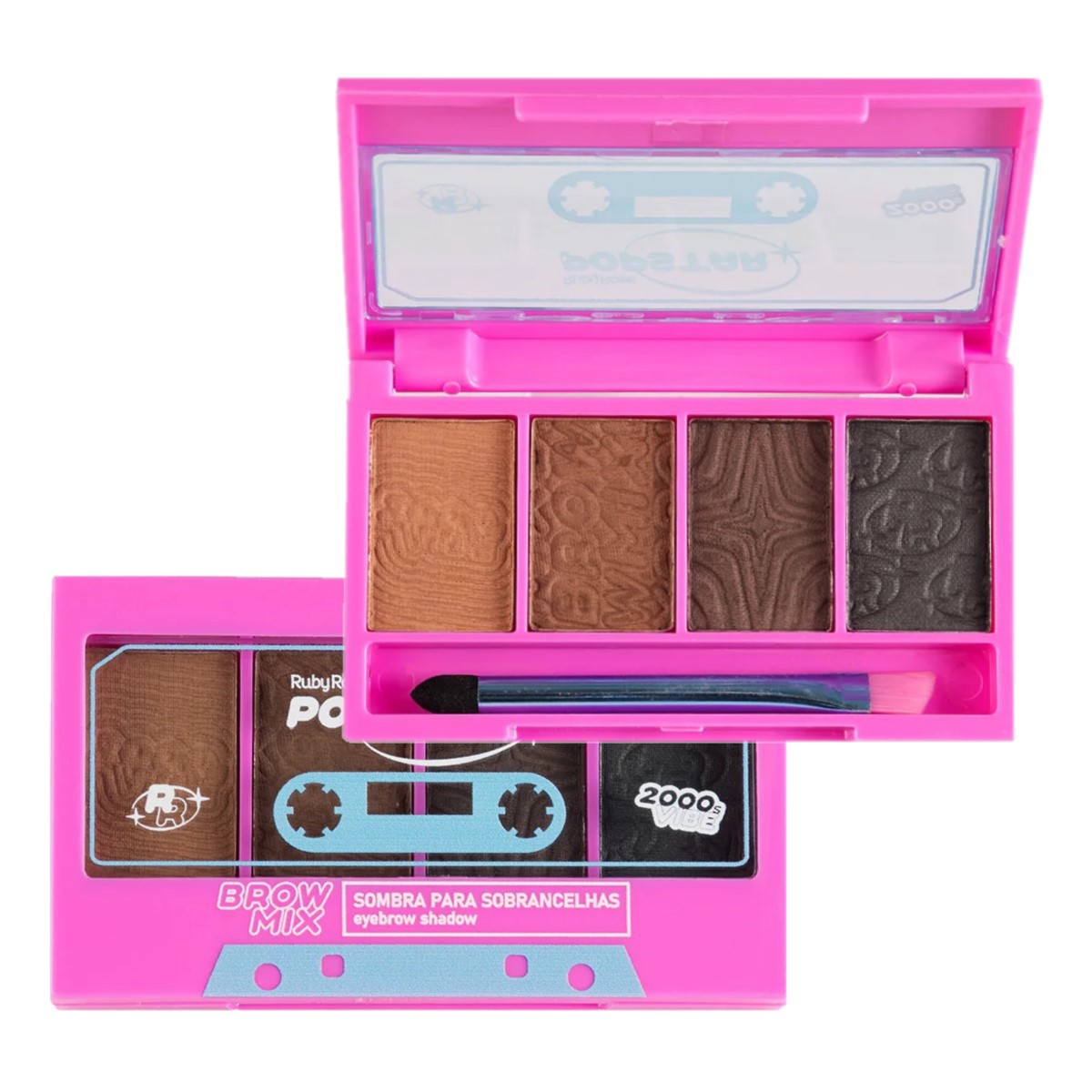 Ruby Rose - Paleta de Sombra p/ Sobrancelhas Popstar E2510