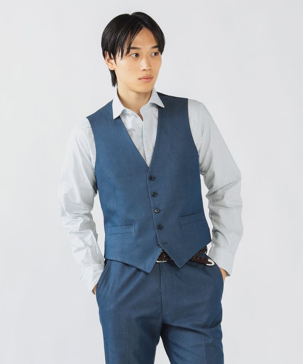 BEAMS HEART（ビームス ハート）ストレッチデニム ドレスジレ