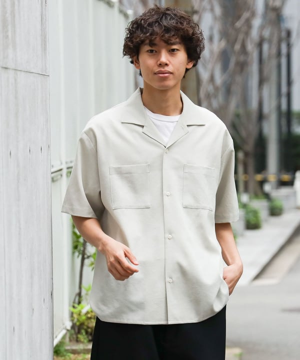 BEAMS HEART（ビームス ハート）クイックドライ オープンカラー シャツ