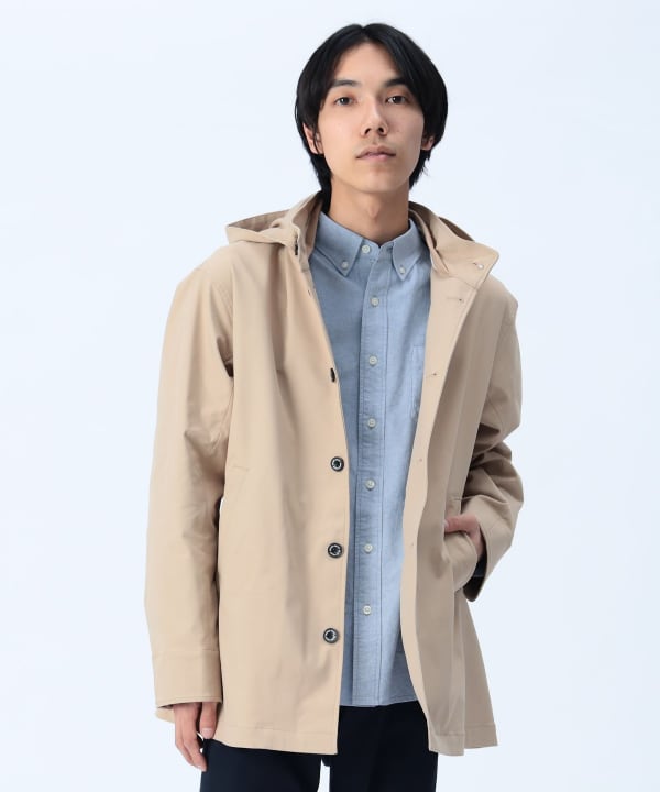 BEAMS HEART（ビームス ハート）ストレッチ ツイル フーディー コート