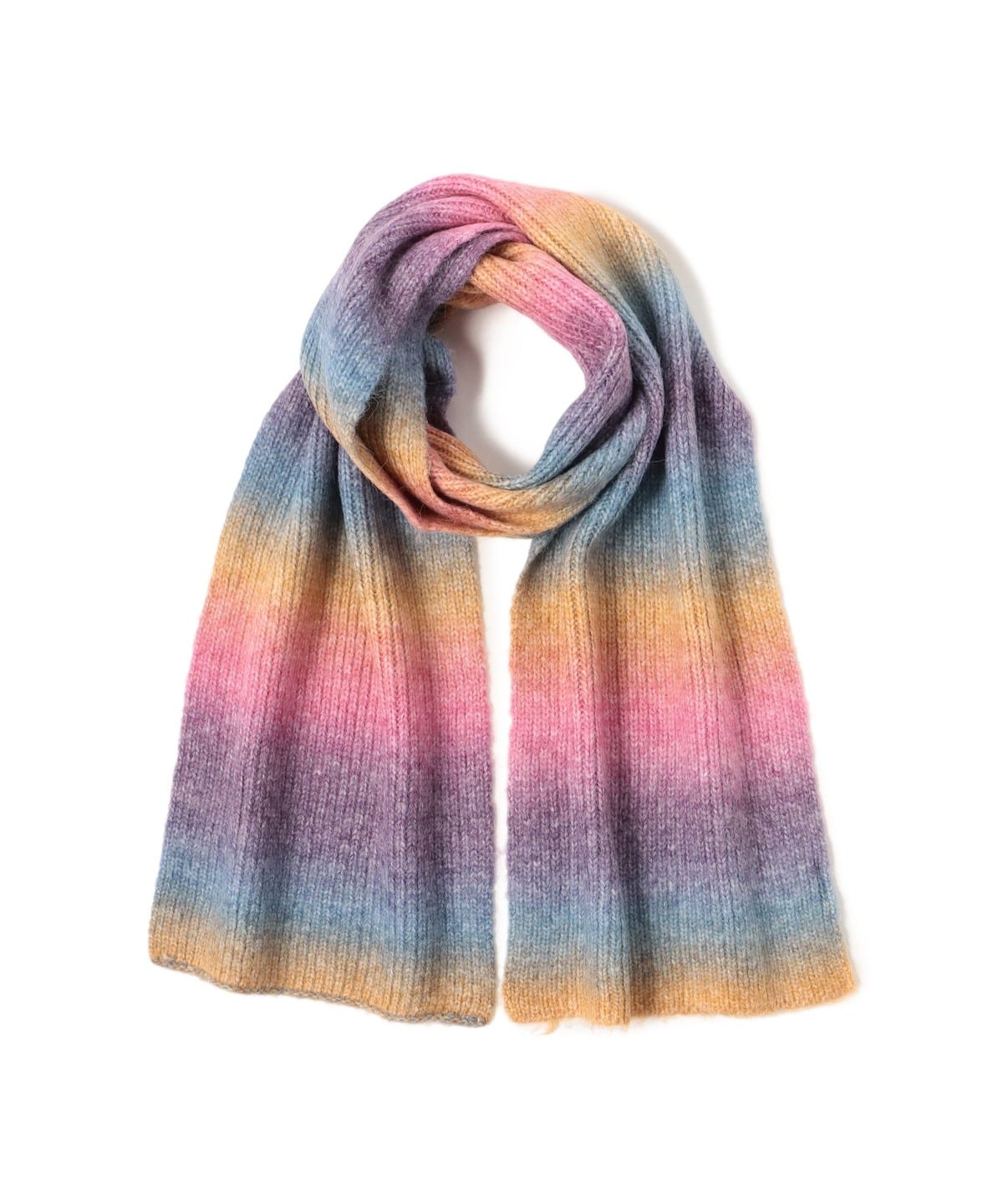 BEAMS HEART（ビームス ハート）グラデーションカラー マフラー