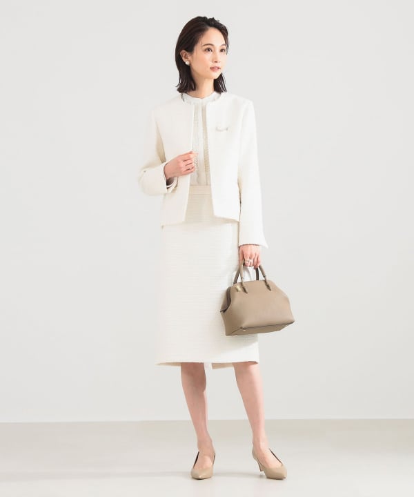 Demi-Luxe BEAMS（デミルクス ビームス）ジョーゼット フリルブラウス