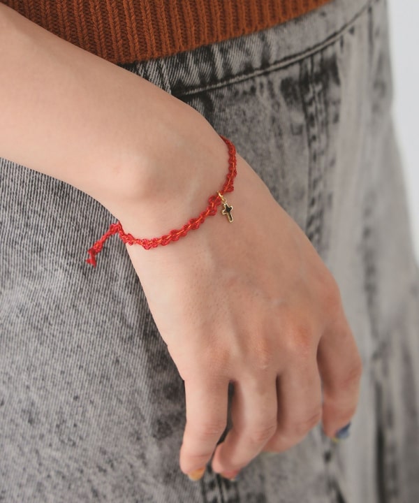 Ray BEAMS（レイ ビームス）プチ モチーフ コード ブレスレット