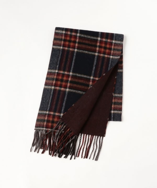 BEAMS（ビームス）グラデーション チェック マフラー（ファッション