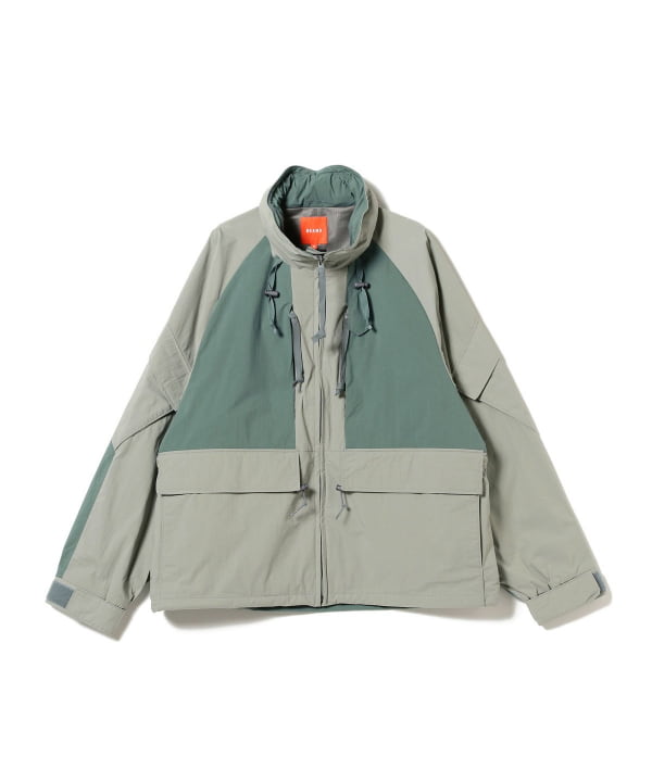 BEAMS（ビームス）2トーン ナイロン テック ジャケット（ブルゾン