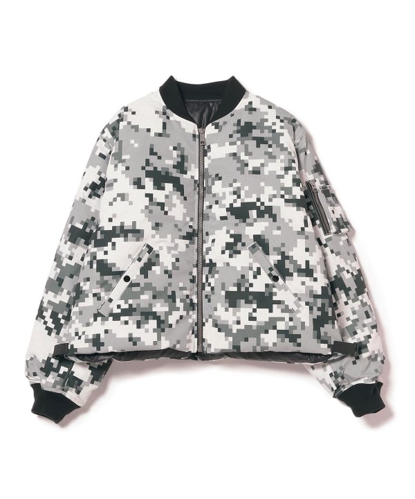 BEAMS（ビームス）リバーシブル ダウン フライトジャケット（ブルゾン