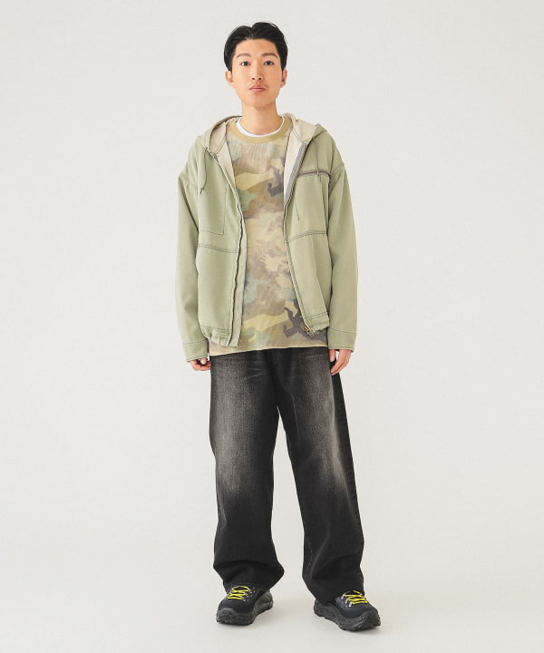 BEAMS（ビームス）テック ダック フーデット ブルゾン（ブルゾン