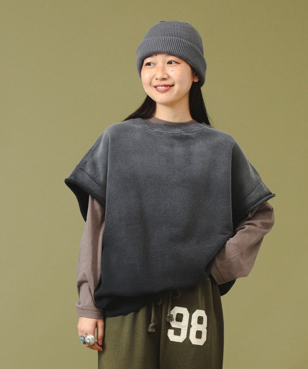 BEAMS BOY（ビームス ボーイ）【別注】BOWWOW / カットオフ スウェット