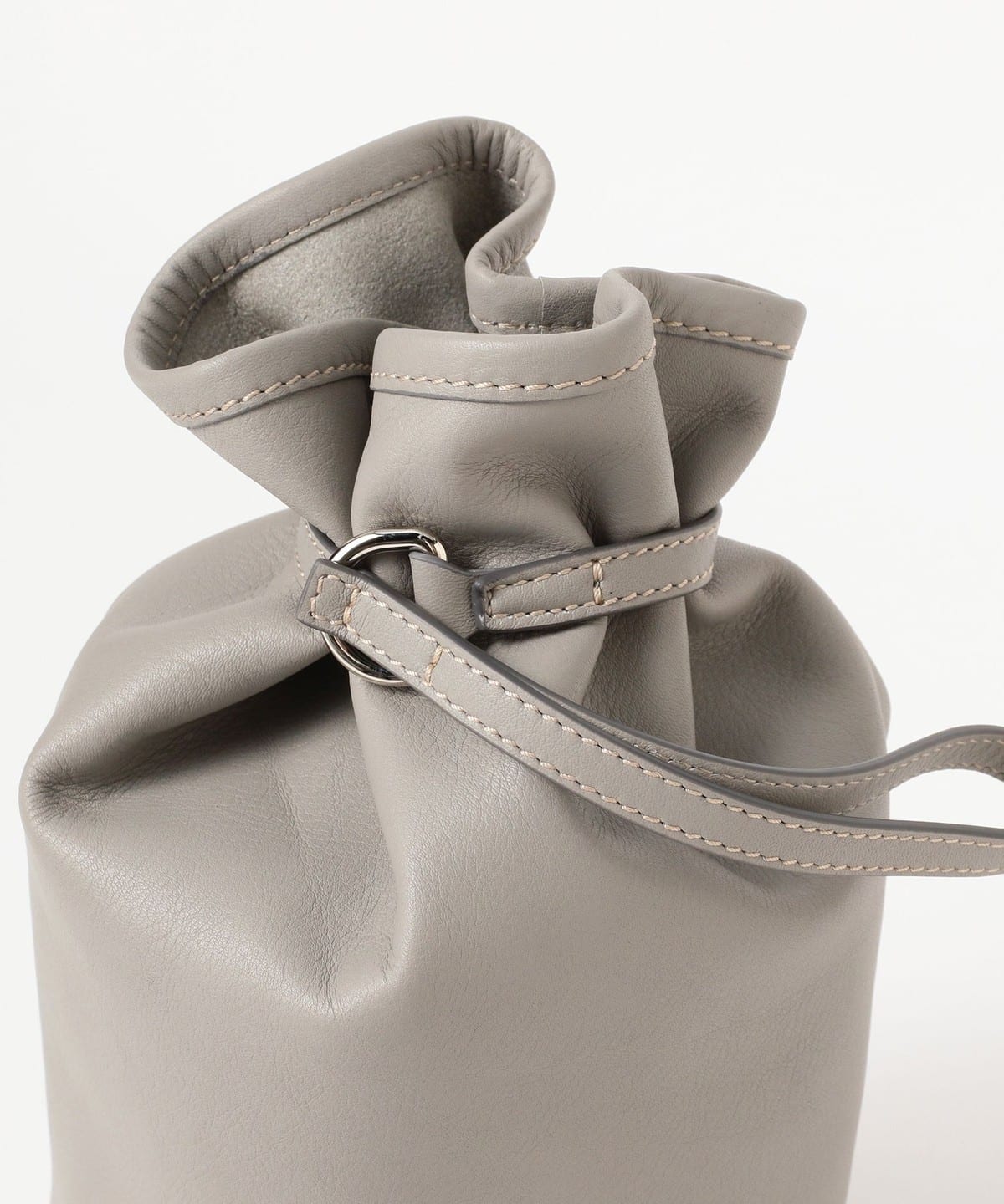 BEAMS F（ビームスF）【別注】Daniel & Bob / ムースライトレザー 巾着