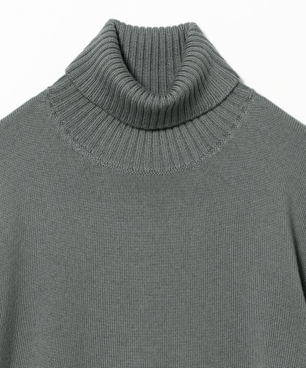 BEAMS F（ビームスF）DRUMOHR / 8ゲージ タートルネックニット