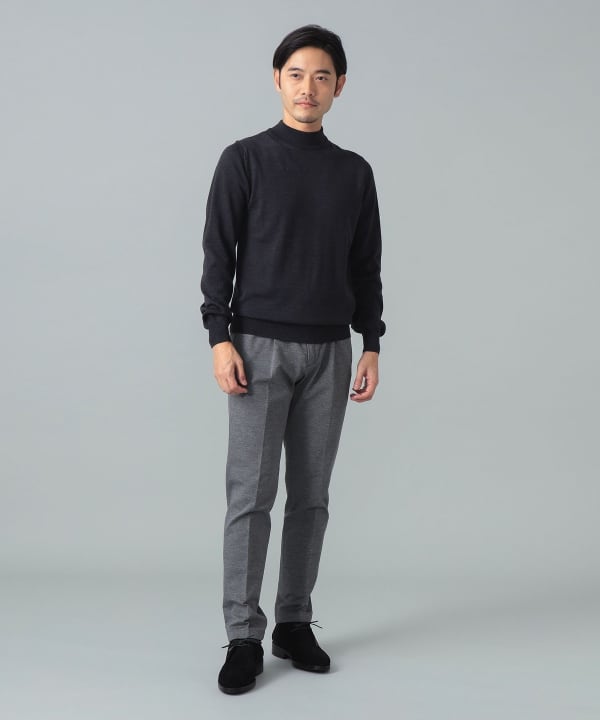 BEAMS F（ビームスF）【別注】MORGANO / 21ゲージ モックネック ニット