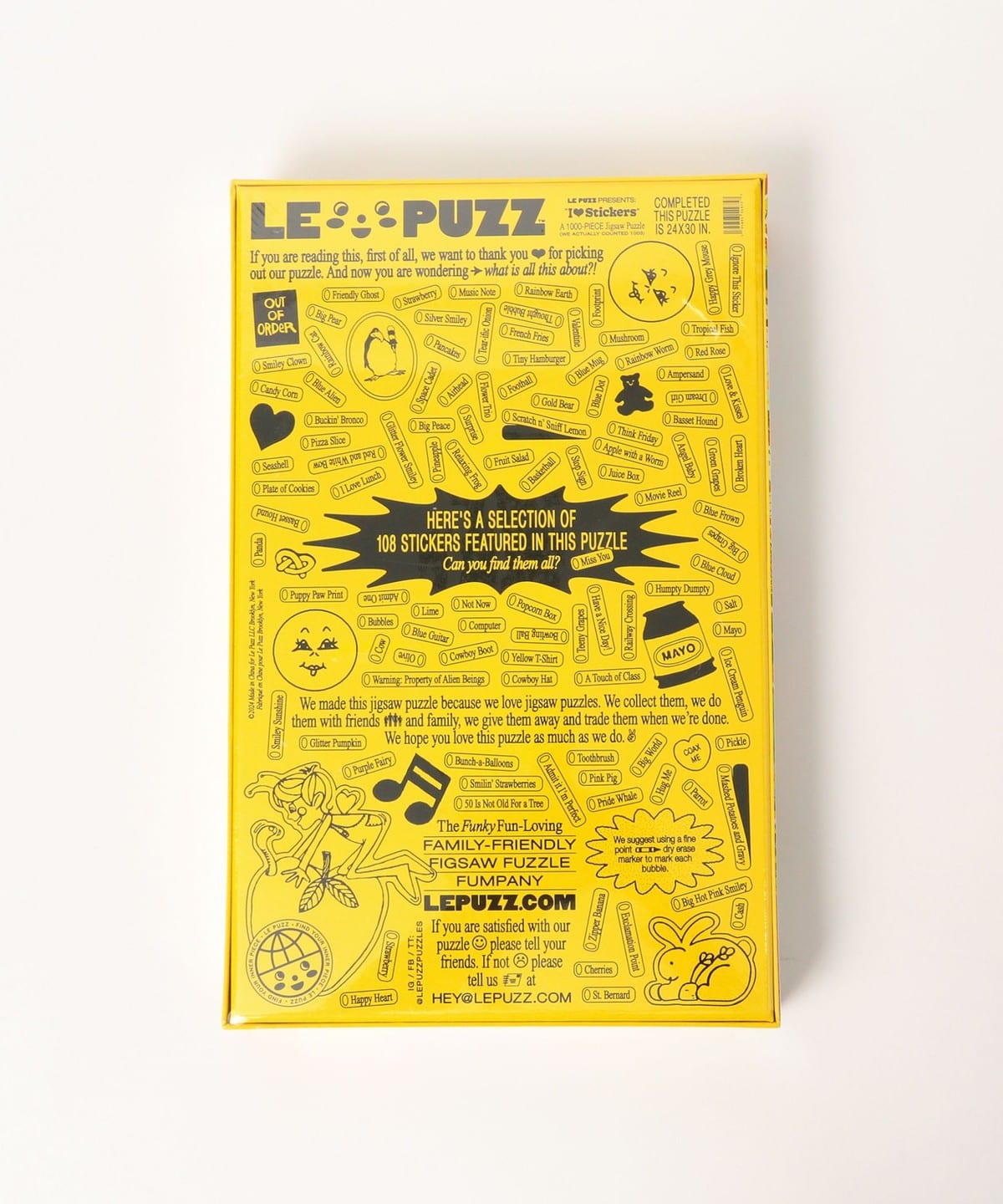 bPr BEAMS（bPrビームス）Le PUZZ / ジグソーパズル 1000ピース（雑貨