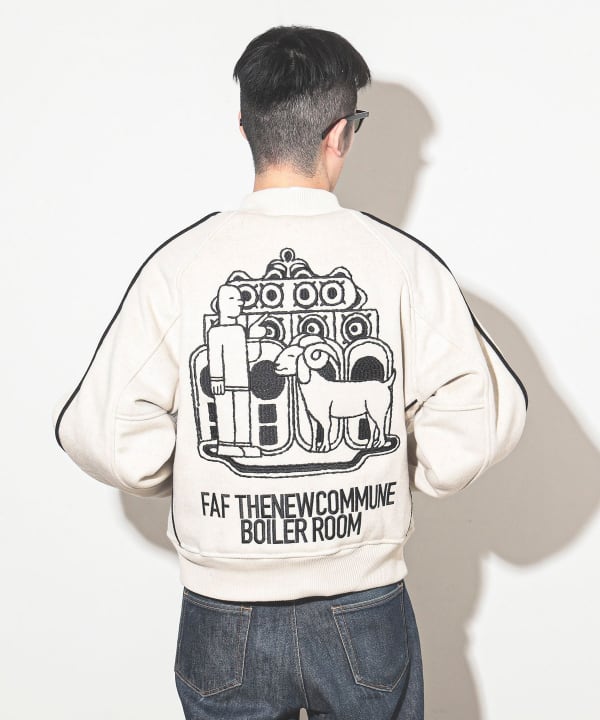 BEAMS T (BEAMS T) Boiler Room × FAF / Stadium Jacket (blouson