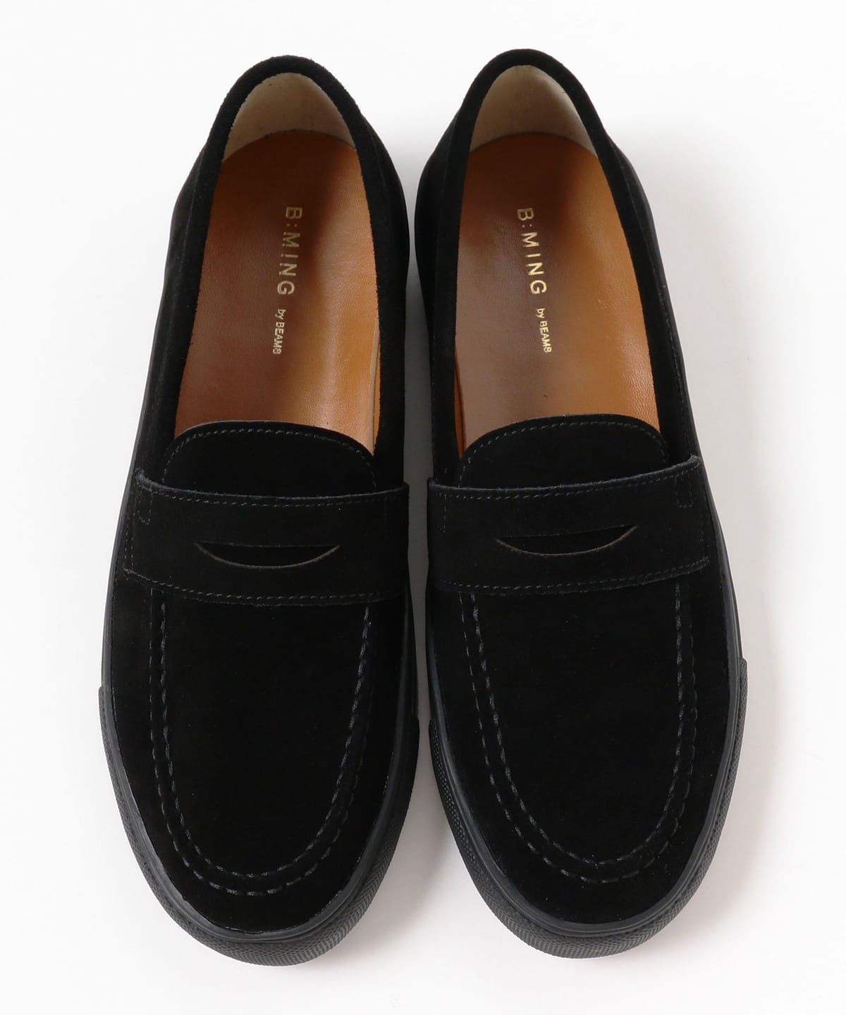 B:MING by BEAMS（ビーミング by ビームス）レザー コインローファー