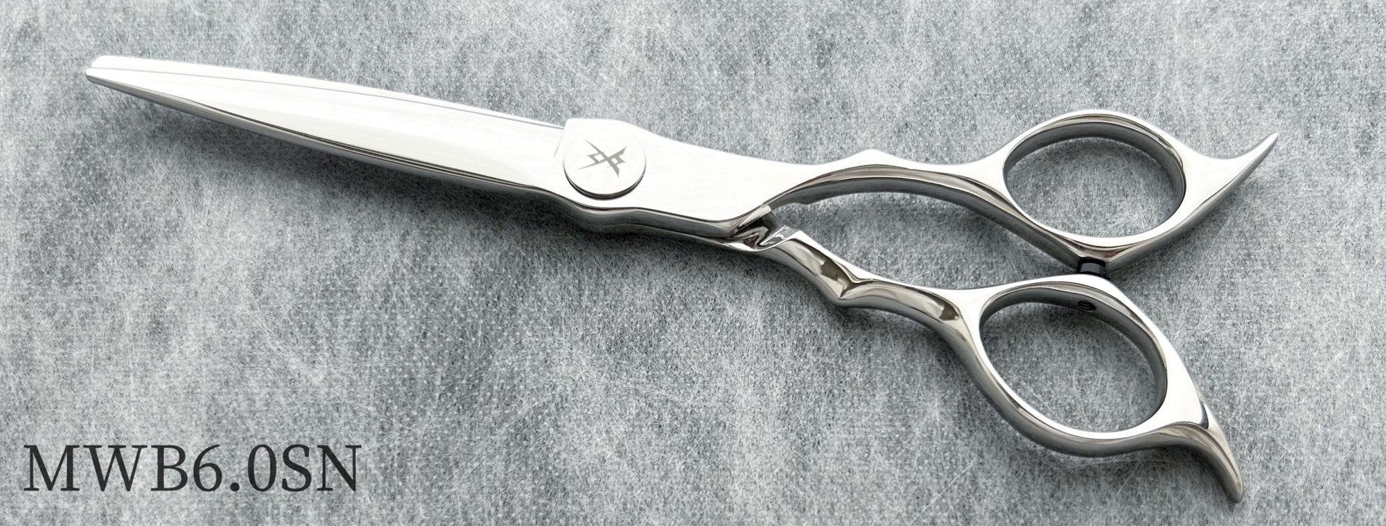 珍品！日本製 スライド＆ストローク R刃シザー ６インチ 新品 無銘 スライドカットシザー 6インチ 笹刃 理容 美容 鋏 シザー